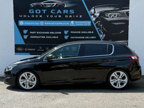 Peugeot 308 2.0 Bluehdi Gt GL16XSG Black #4