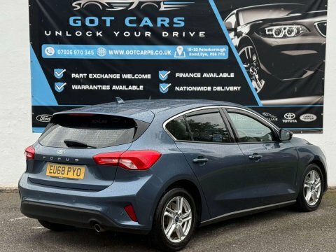 Ford Focus 1.0T Ecoboost Zetec EU68PYO Blue #2