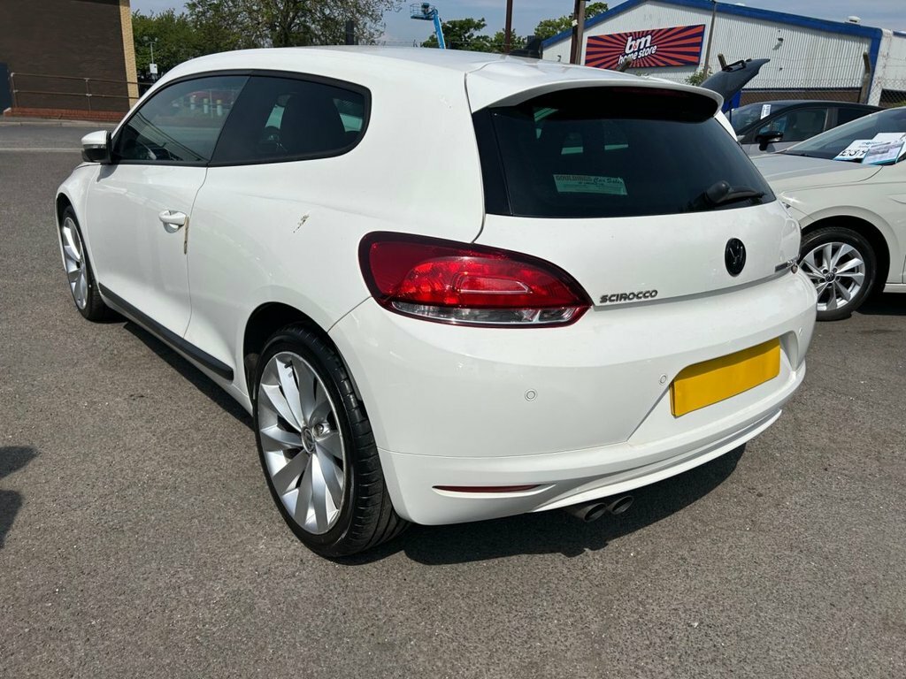 Volkswagen Scirocco 2.0 Tdi Bluemotion Tech Gt Hatchback Ma NJ62OXR White #4