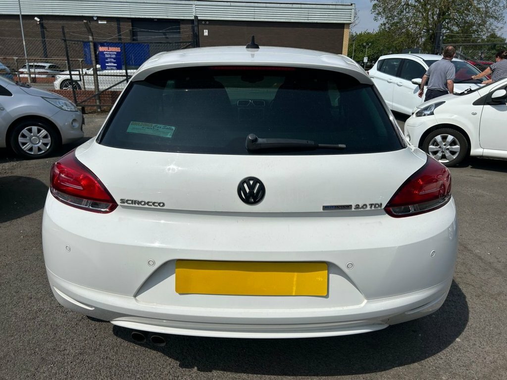 Volkswagen Scirocco 2.0 Tdi Bluemotion Tech Gt Hatchback Ma NJ62OXR White #5