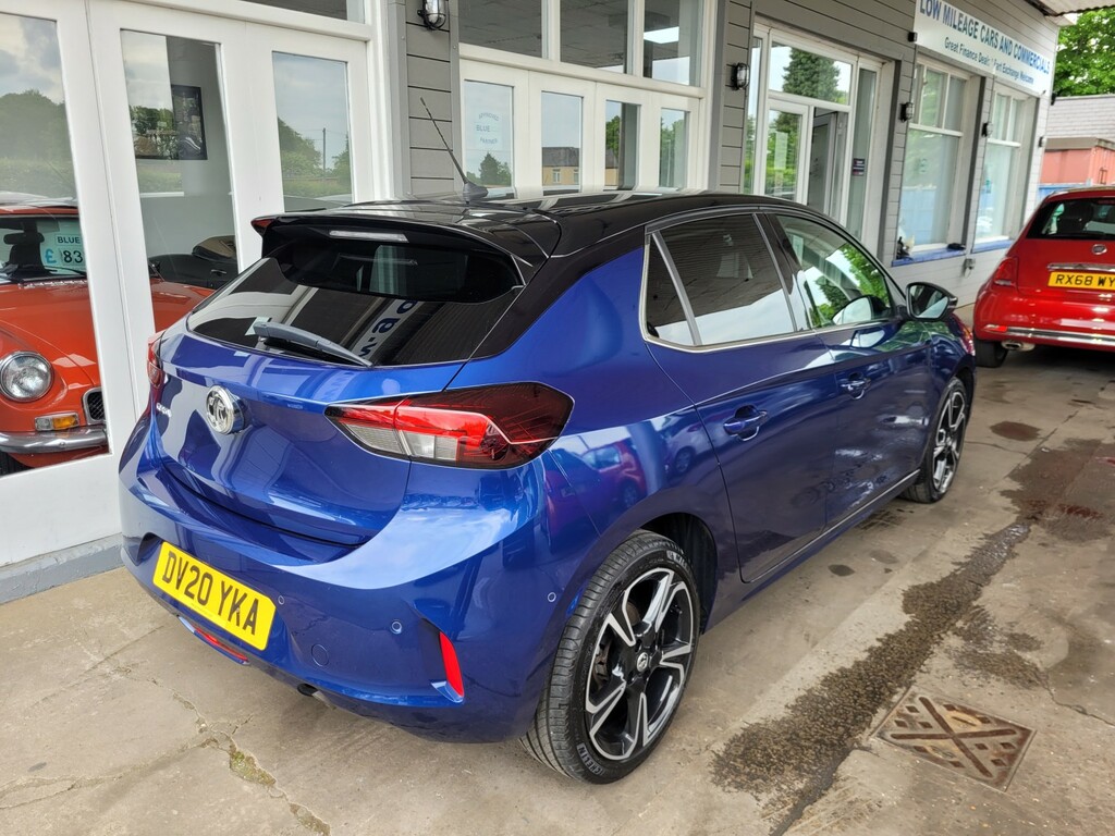 Vauxhall Corsa Hatchback 1.2 Turbo Elite Nav Premium 202020 DV20YKA Blue #4