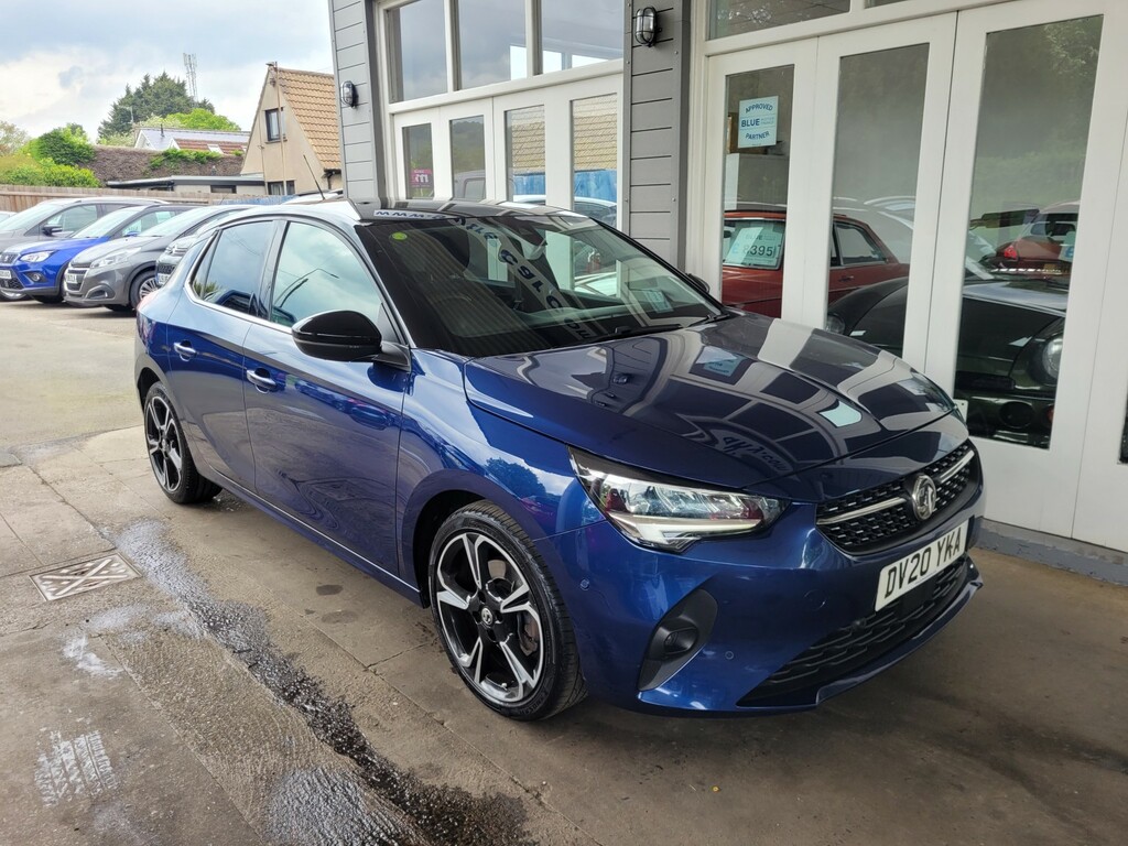 Vauxhall Corsa Hatchback 1.2 Turbo Elite Nav Premium 202020 DV20YKA Blue #5