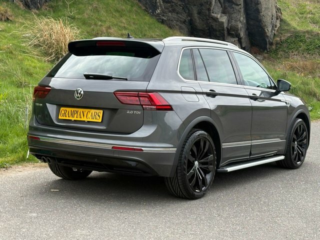 Volkswagen Tiguan 2.0 Tdi Bluemotion Tech R-line Suv Dsg AK17NCJ Grey #3