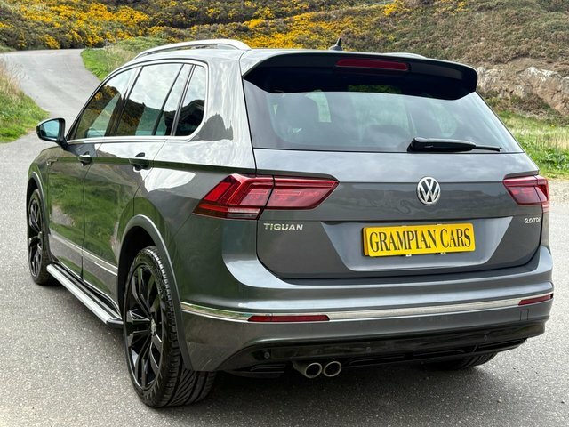 Volkswagen Tiguan 2.0 Tdi Bluemotion Tech R-line Suv Dsg AK17NCJ Grey #4