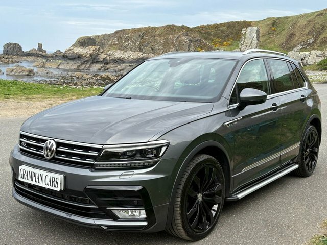Volkswagen Tiguan 2.0 Tdi Bluemotion Tech R-line Suv Dsg AK17NCJ Grey #5