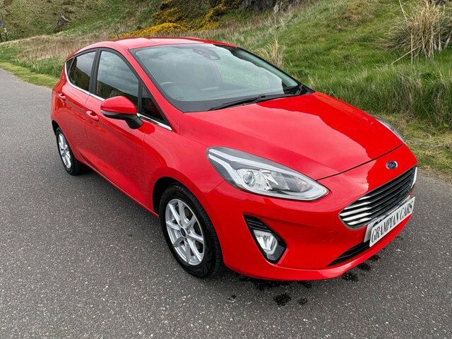 Ford Fiesta 1.0T Ecoboost Zetec Hatchback Eu SY18XNK Red #2
