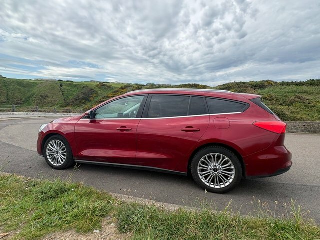 Ford Focus 1.5T Ecoboost Titanium X Estate NX68JSZ Red #6