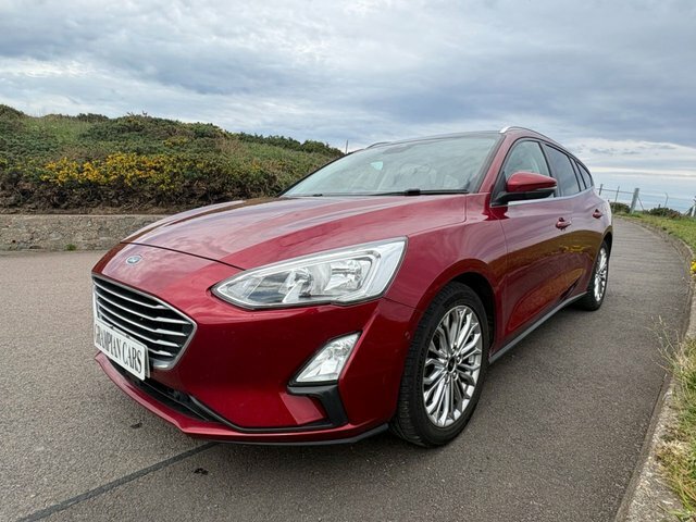Ford Focus 1.5T Ecoboost Titanium X Estate NX68JSZ Red #3