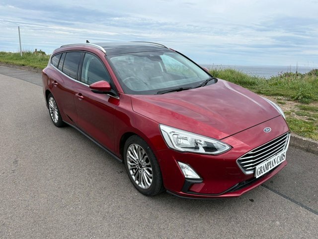 Ford Focus 1.5T Ecoboost Titanium X Estate NX68JSZ Red #2