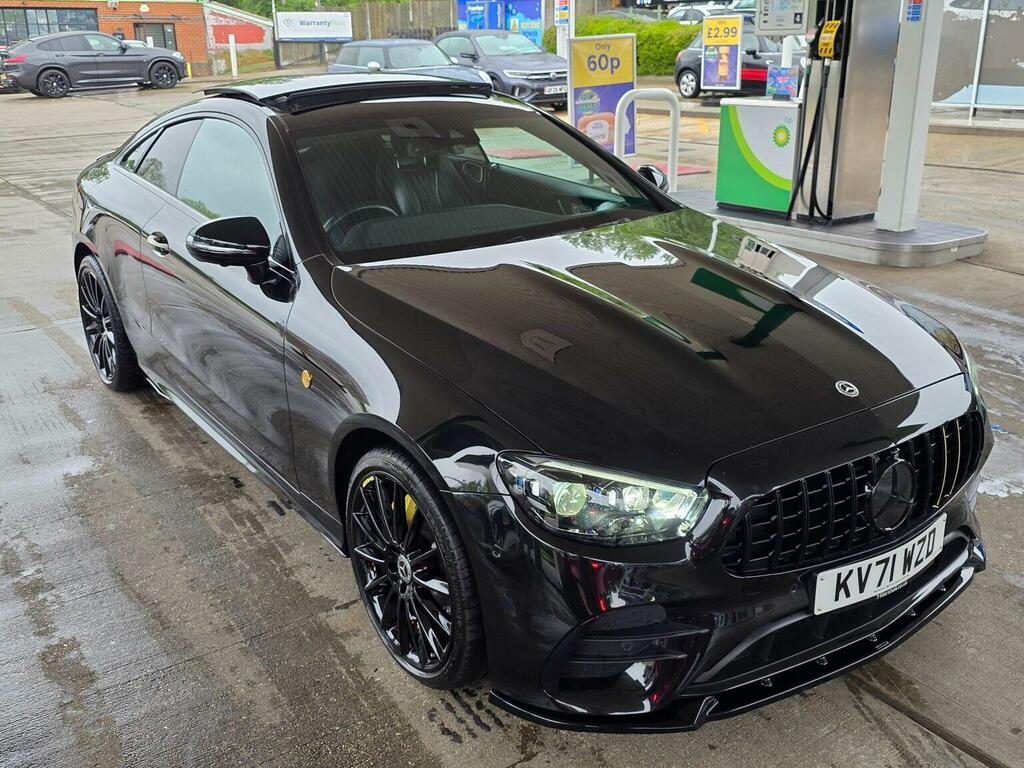 Mercedes-Benz E Class Coupe 2.9 E400d Amg Line Night Edition Premium Pl Black #6