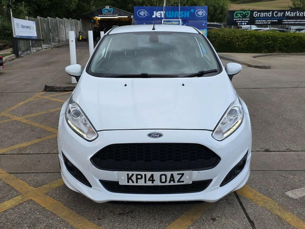 Ford Fiesta Hatchback 1.0T Ecoboost Zetec S Euro 5 Ss KP14OAZ White #4