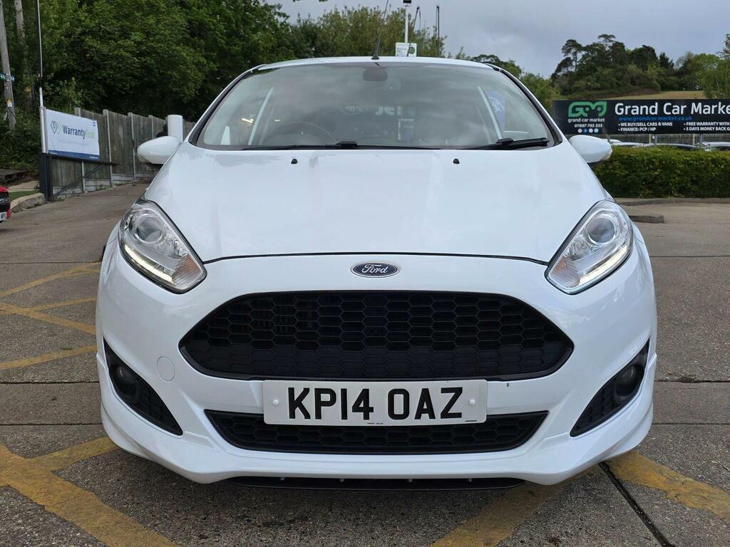 Ford Fiesta Hatchback 1.0T Ecoboost Zetec S Euro 5 Ss KP14OAZ White #6