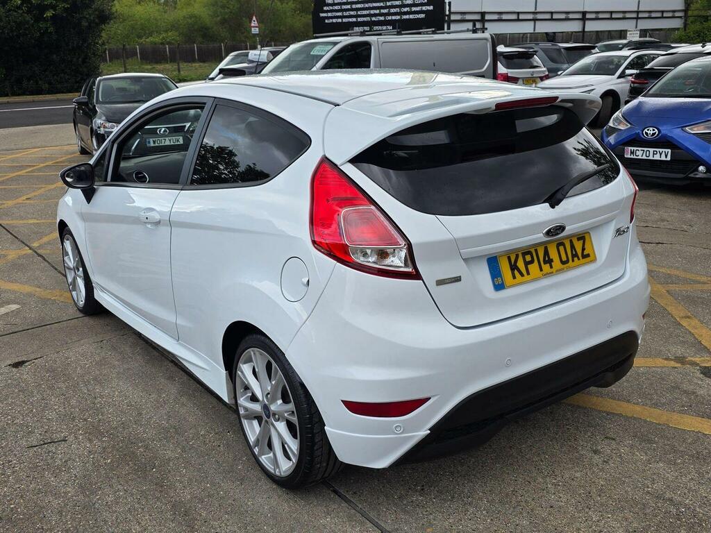 Ford Fiesta Hatchback 1.0T Ecoboost Zetec S Euro 5 Ss KP14OAZ White #5