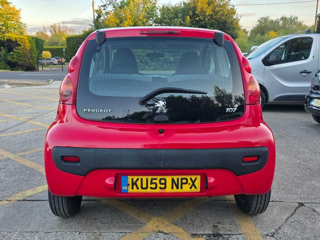 Peugeot 107 Hatchback 1.0 12V Urban Lite Euro 4 200959 KU59NPX Red #6