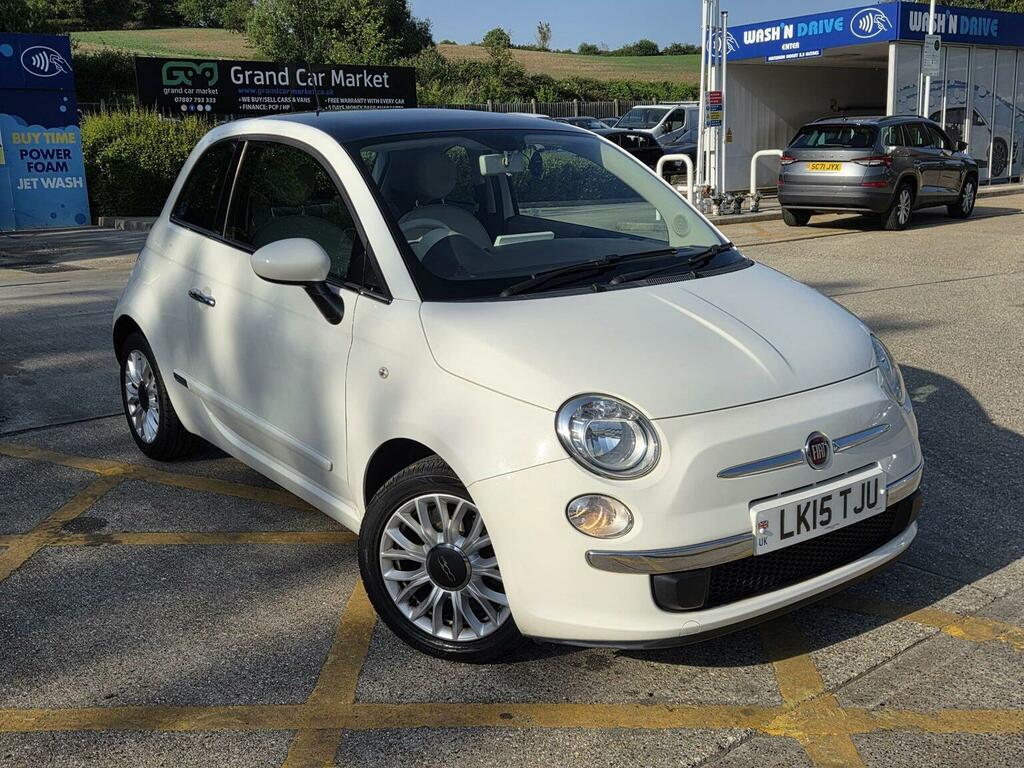 Fiat 500 Hatchback 1.2 Lounge Dualogic Euro 6 Ss 20 White