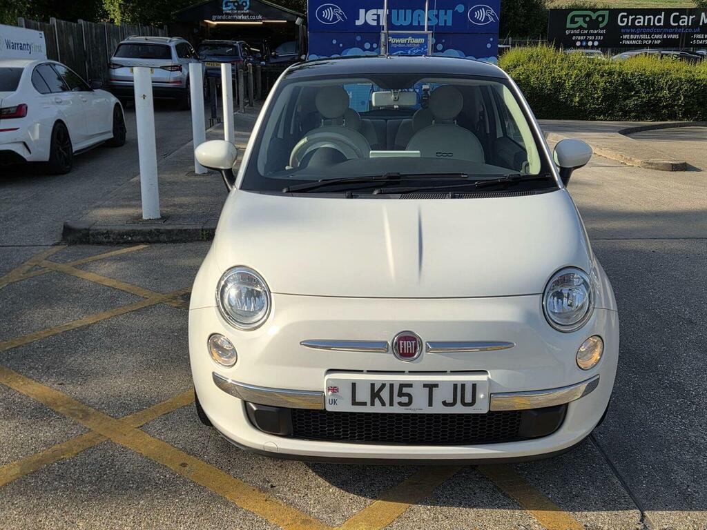 Fiat 500 Hatchback 1.2 Lounge Dualogic Euro 6 Ss 20 LK15TJU White #4