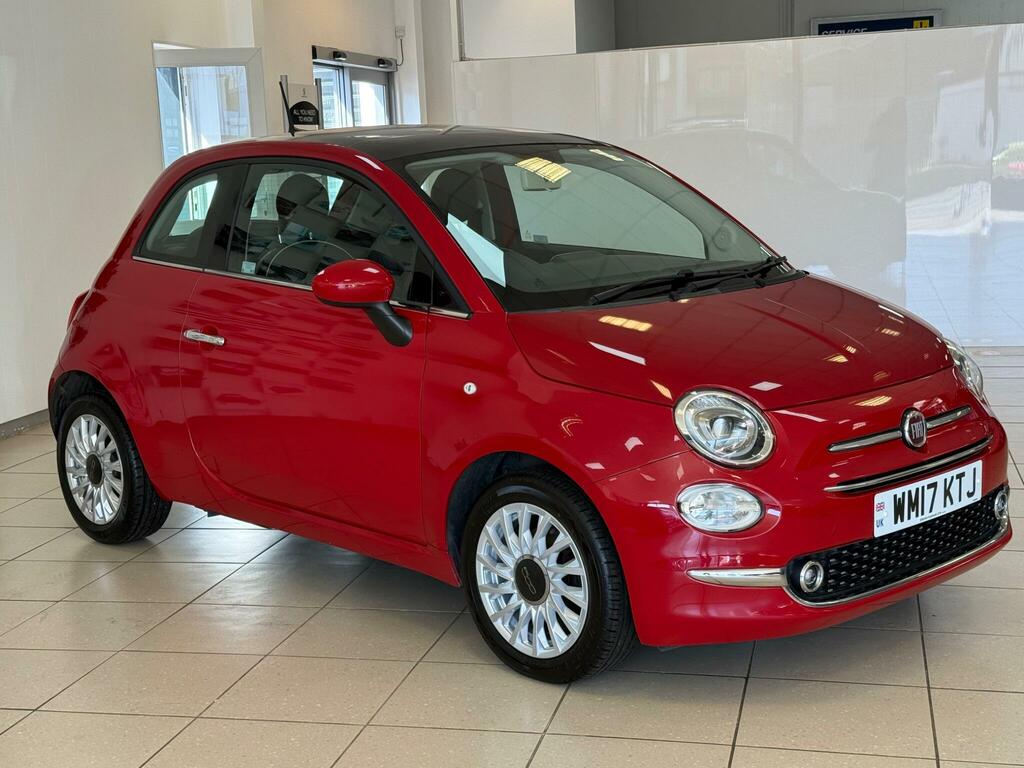 Fiat 500 1.2 Lounge Euro 6 Ss WM17KTJ Red #6