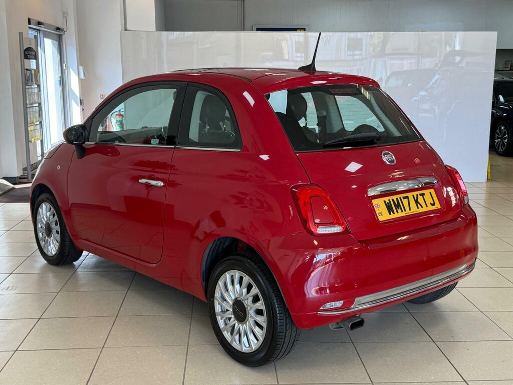 Fiat 500 1.2 Lounge Euro 6 Ss WM17KTJ Red #5