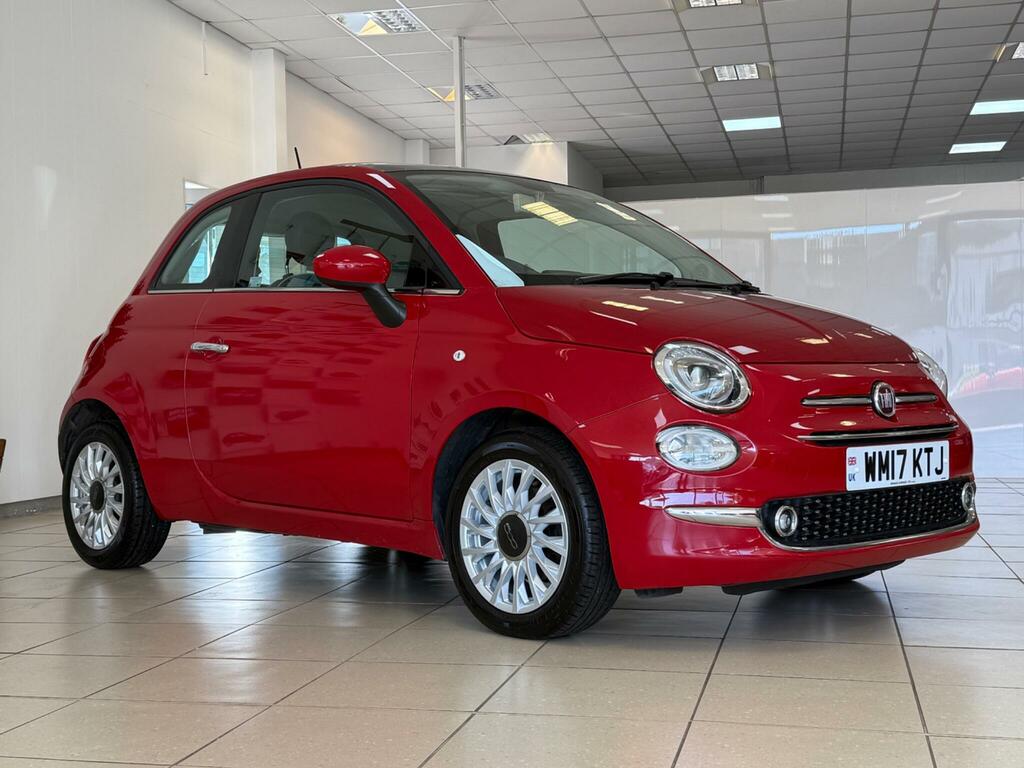 Fiat 500 1.2 Lounge Euro 6 Ss WM17KTJ Red #3
