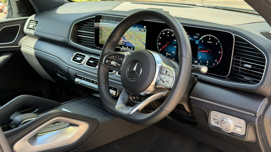 Mercedes-Benz GLE Class 3.0L 400D 4Matic Amg Line Premium Blue #3
