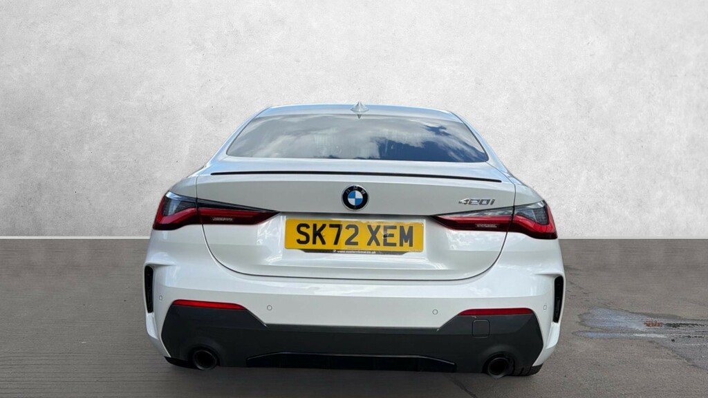 BMW 4 Series 420I M Sport Step SK72XEM White #4