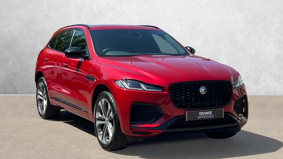 Jaguar F-Pace D200 R-dynamic Hse Black 90Th Anniversary Red