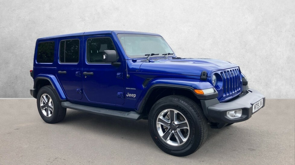 Jeep Wrangler Sahara Blue