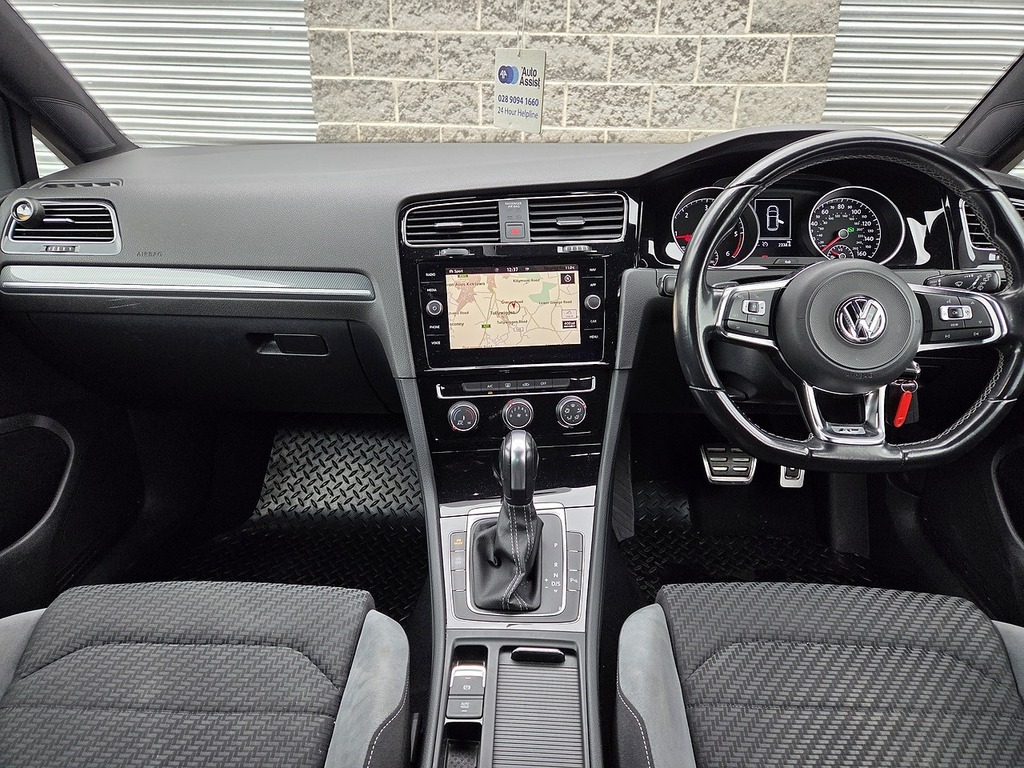 Volkswagen Golf Tdi R-line U1924 Ulez AF69OXW Black #4
