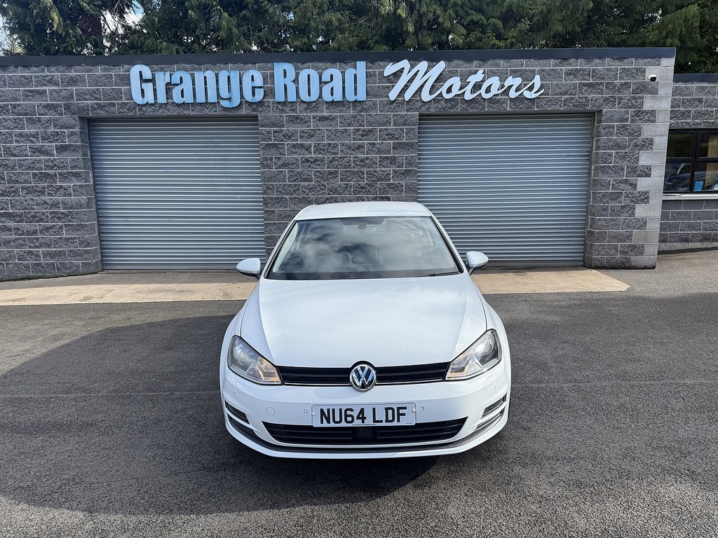 Volkswagen Golf Tdi Bluemotion Tech Match U1909 NU64LDF White #2