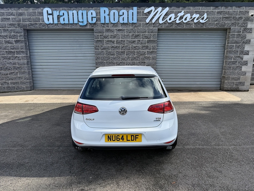 Volkswagen Golf Tdi Bluemotion Tech Match U1909 NU64LDF White #5