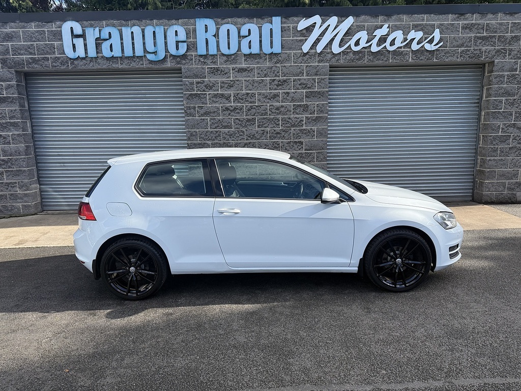 Volkswagen Golf Tdi Bluemotion Tech Match U1909 NU64LDF White #3
