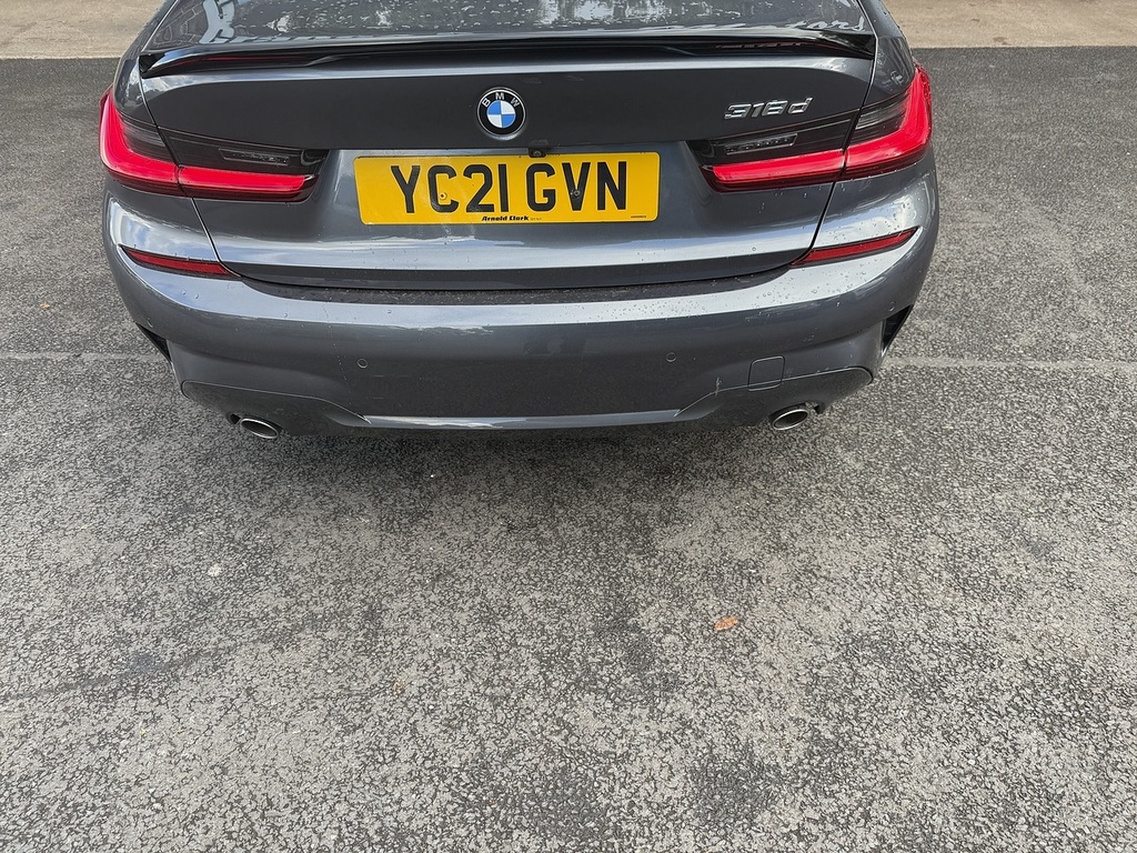 BMW 3 Series 318D Mht M Sport U1901 Ulez YC21GVN Grey #6