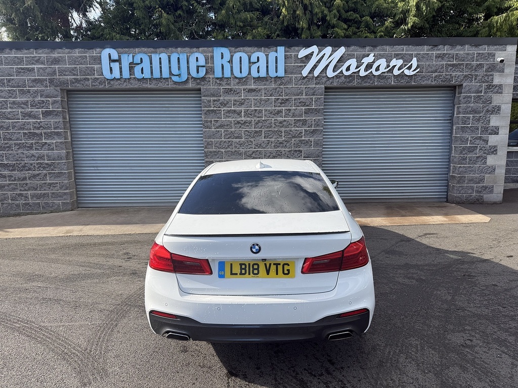 BMW 5 Series 530D M Sport U1897 Ulez LB18VTG White #5