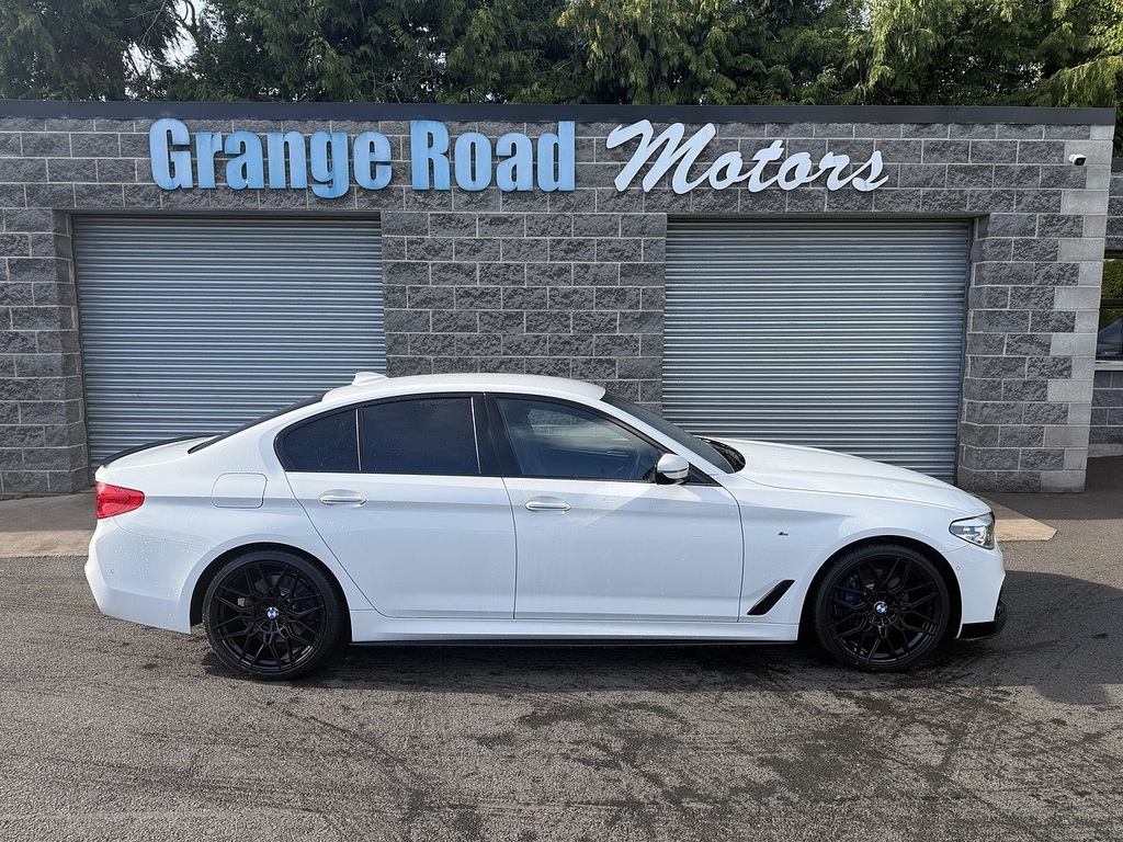 BMW 5 Series 530D M Sport U1897 Ulez LB18VTG White #3