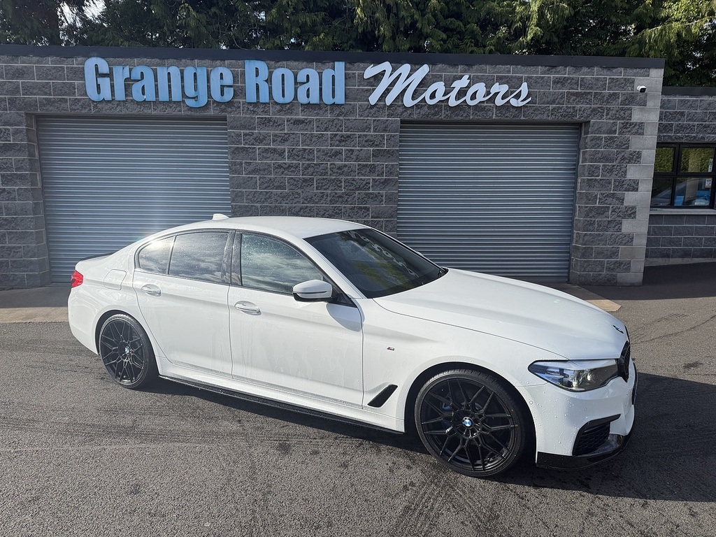 BMW 5 Series 530D M Sport U1897 Ulez White