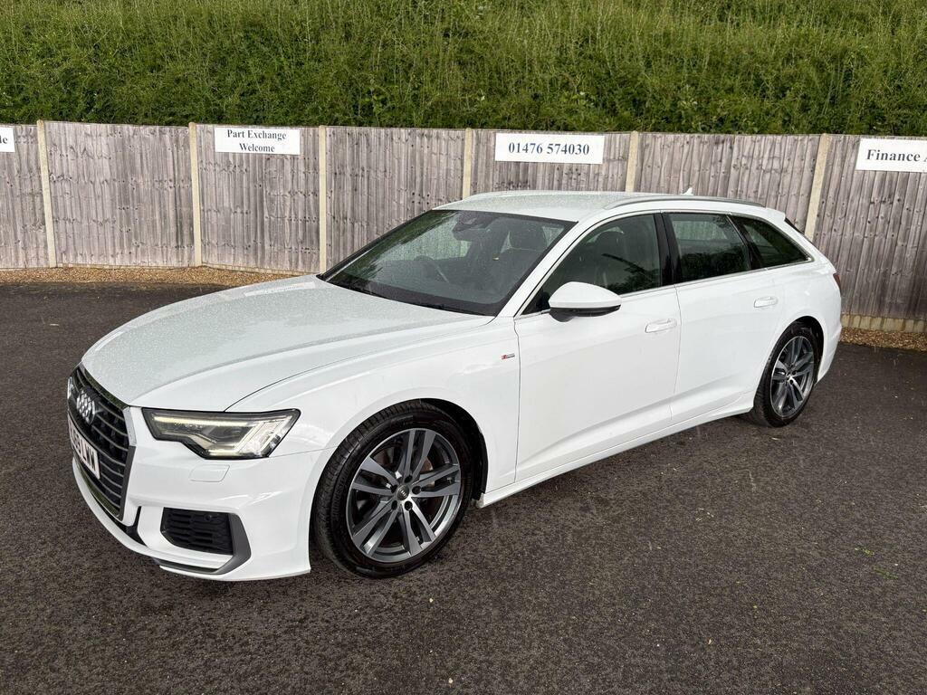 Audi A6 Avant 2.0 Tdi 40 S Line S Tronic Euro 6 S S White
