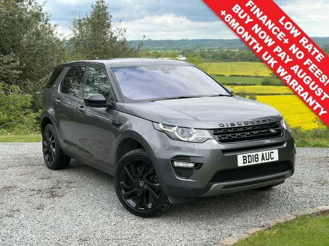 Land Rover Discovery Sport Sd4 Hse Black Suv Grey