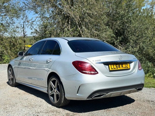 Mercedes-Benz C Class C220 Bluetec Amg Line MU54TKA Silver #2