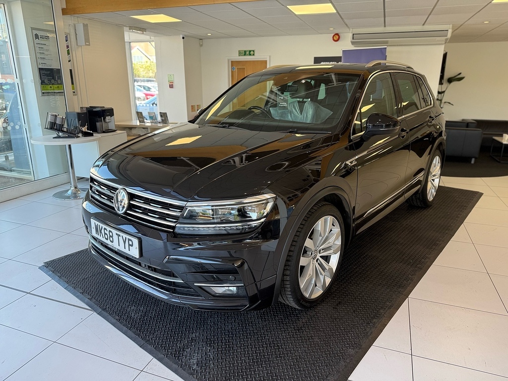 Volkswagen Tiguan Tdi R-line Suv 2.0 U2363 Ulez WK68TYP Black #3