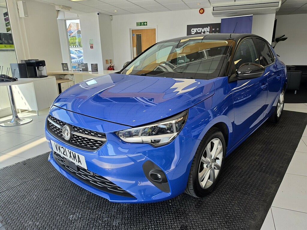 Vauxhall Corsa 1.2 Turbo Elite Hatchback Euro 6 VK21XMA Blue #2