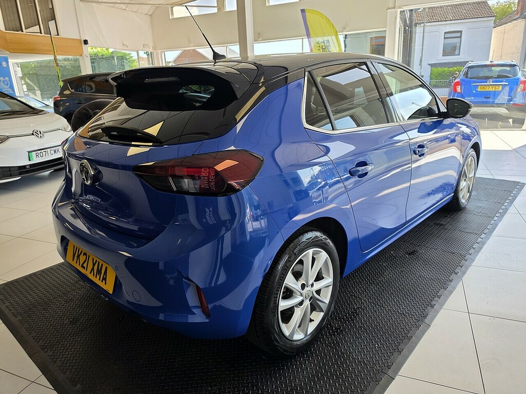 Vauxhall Corsa 1.2 Turbo Elite Hatchback Euro 6 VK21XMA Blue #6