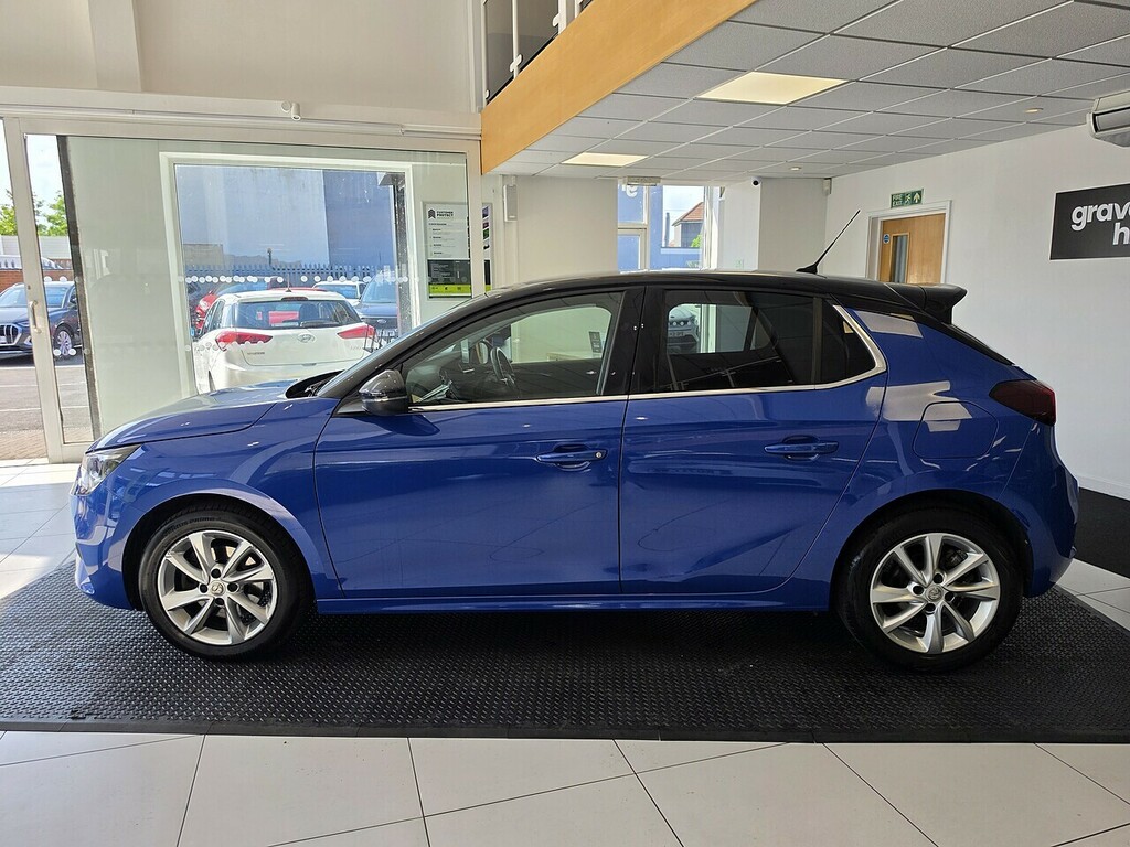 Vauxhall Corsa 1.2 Turbo Elite Hatchback Euro 6 VK21XMA Blue #3