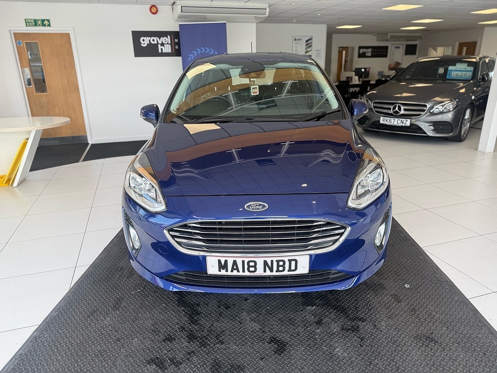 Ford Fiesta 1.1 Ti-vct Zetec Hatchback Euro MA18NBD Blue #2