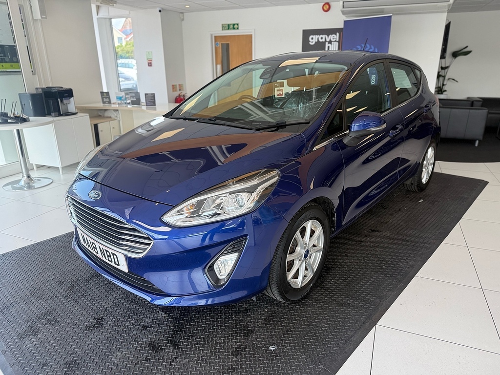 Ford Fiesta 1.1 Ti-vct Zetec Hatchback Euro MA18NBD Blue #3