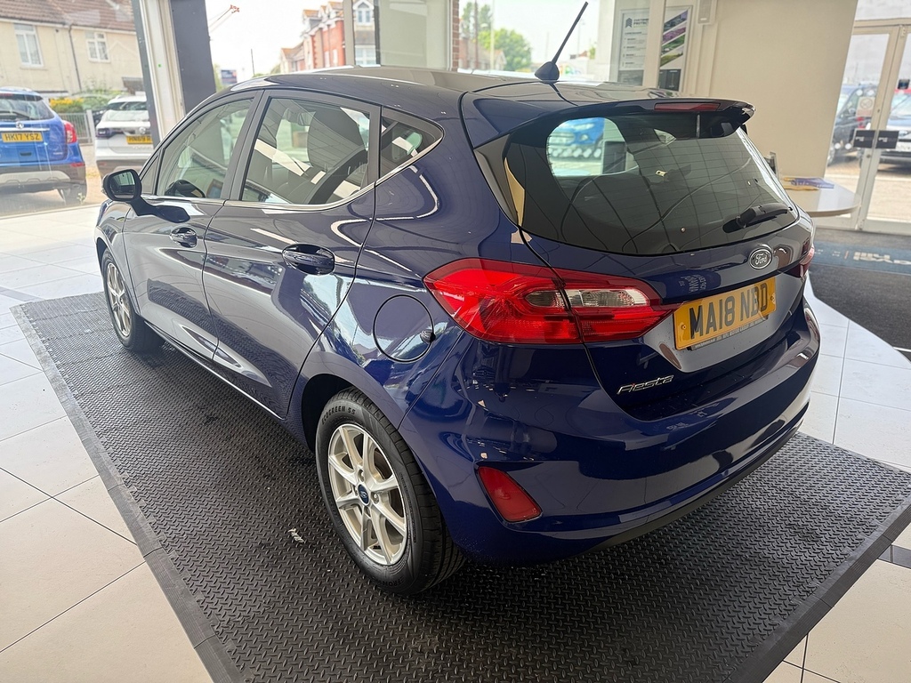Ford Fiesta 1.1 Ti-vct Zetec Hatchback Euro MA18NBD Blue #5