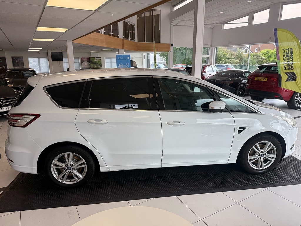 Ford S-Max 2.0 Tdci Titanium Mpv Euro 6 S PO66YMK White #6