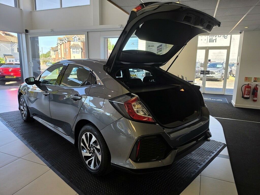 Honda Civic 1.0 Vtec Turbo Se Hatchback Cvt Euro 6 FY18XEE Grey #5