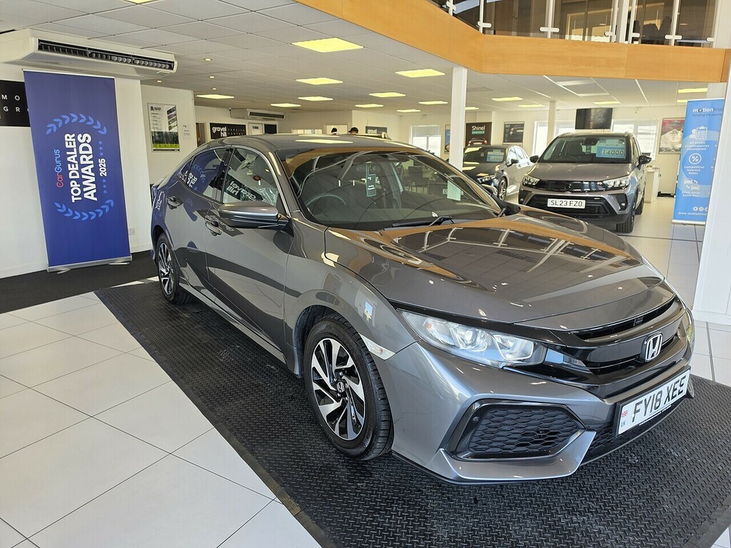 Honda Civic 1.0 Vtec Turbo Se Hatchback Cvt Euro 6 FY18XEE Grey