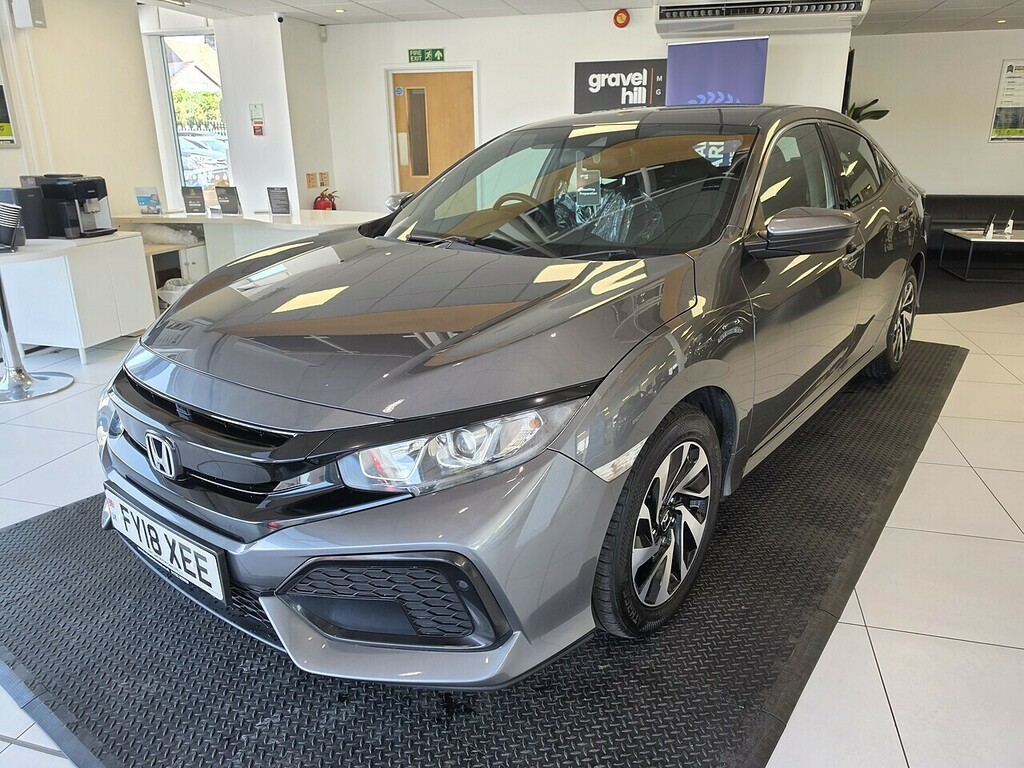 Honda Civic 1.0 Vtec Turbo Se Hatchback Cvt Euro 6 FY18XEE Grey #3
