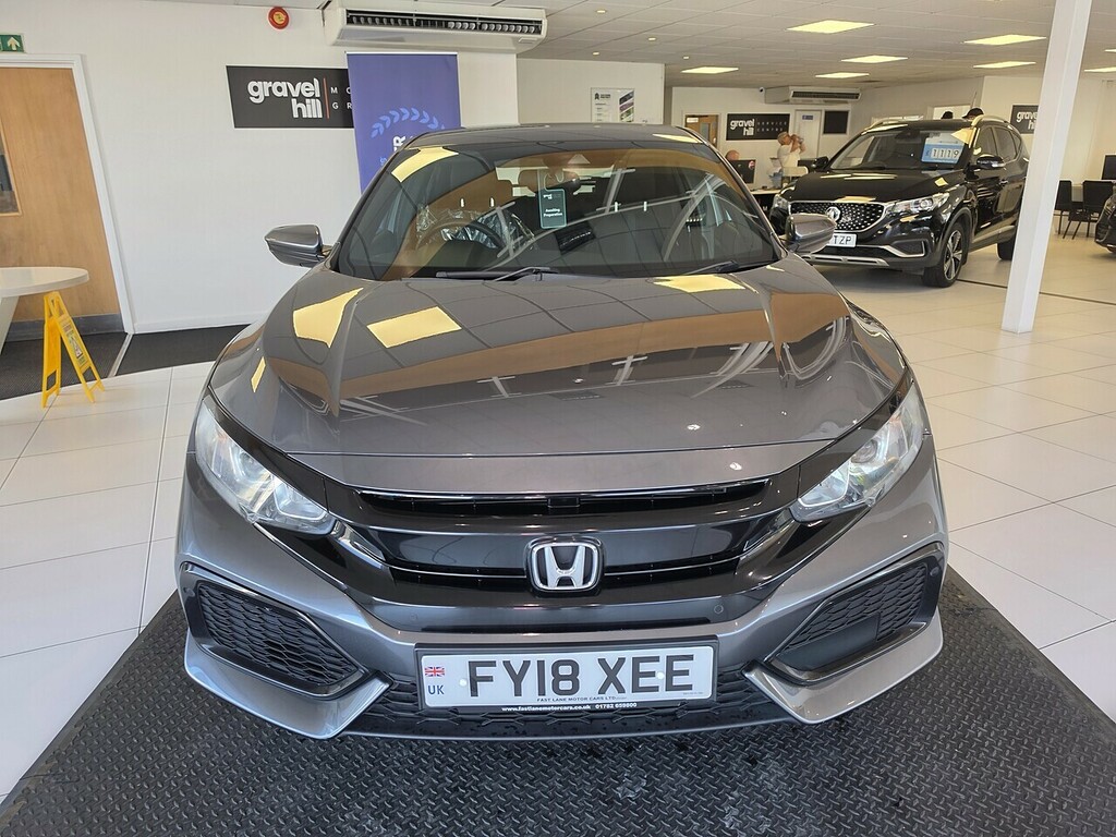 Honda Civic 1.0 Vtec Turbo Se Hatchback Cvt Euro 6 FY18XEE Grey #2